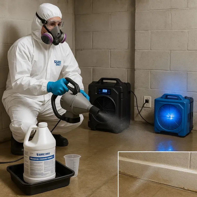 Sanitization and Odor Removal process in Terrytown, LA